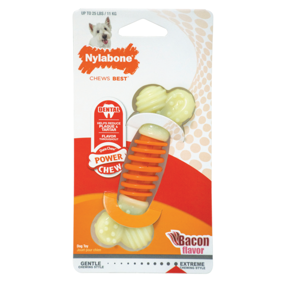 Εικόνα της Nylabone Extreme Chew Pro Action Bacon Για Σκύλους