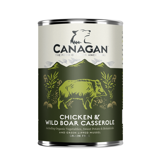 Εικόνα της Canagan Can - Chicken & Wild Boar Casserole For Dogs 400gr
