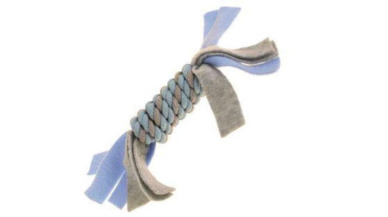 Εικόνα της HappyPet Fleece Rope Coil Γαλάζιο