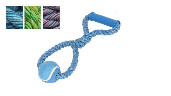 Εικόνα της HappyPet Knots Tennis Ball Pull