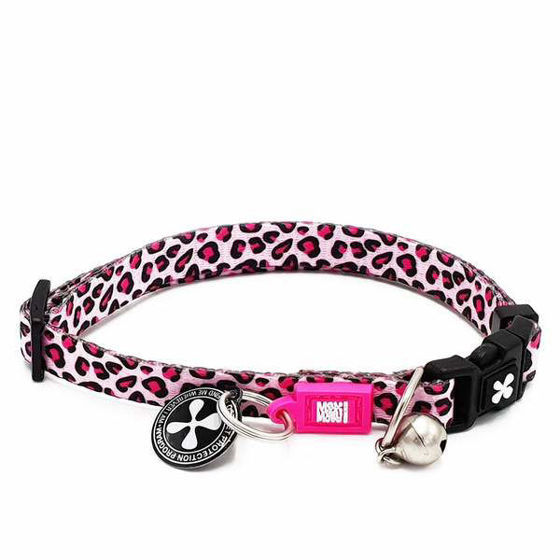 Εικόνα της Max & Molly Περιλαιμιο Γάτας Leopard Pink (22-35cm - 10mm)