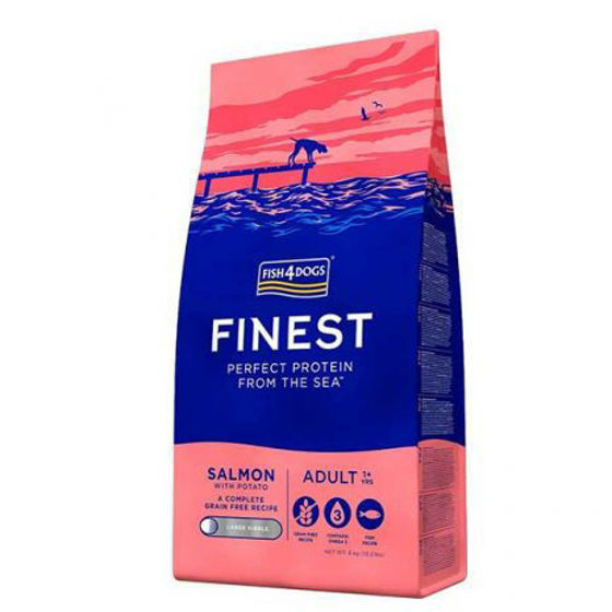 Εικόνα της Fish4Dogs Salmon Adult Large Bite 1,5kg