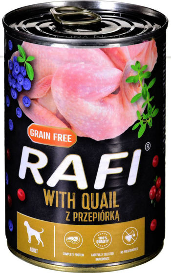 Εικόνα της Rafi Adult Grain Free Με Ορτύκι 400gr