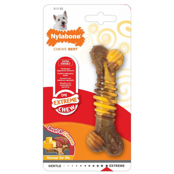 Εικόνα της Nylabone Extreme Chew Bone Μοσχάρι & Τυρί