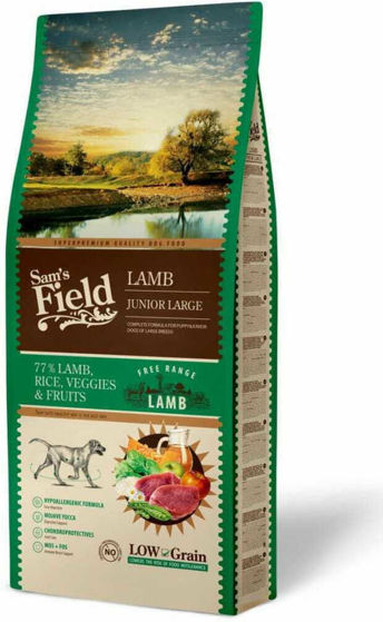 Εικόνα της Sam's Field Junior Lamb Large Breed 13kg