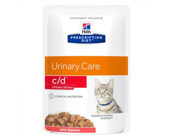 Εικόνα της Hill`s Prescription Diet c/d Feline Urinary Stress Σολωμός 85gr