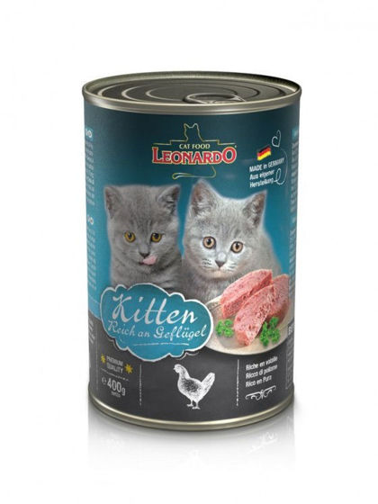 Εικόνα της Leonardo Κονσέρβα Kitten Κοτόπουλο 400gr