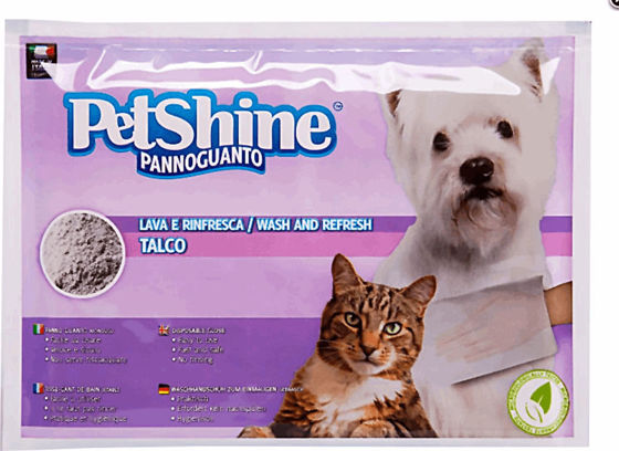 Εικόνα της Petshine Γάντι Στεγνού Καθαρισμού Πούδρα