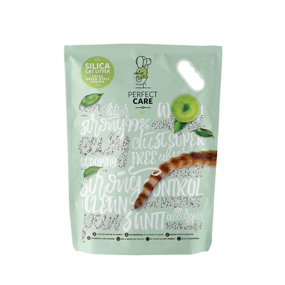 Εικόνα της Perfect Care Silica Κρυσταλλική Άμμος Γάτας Πράσινο Μήλο 5.8lt