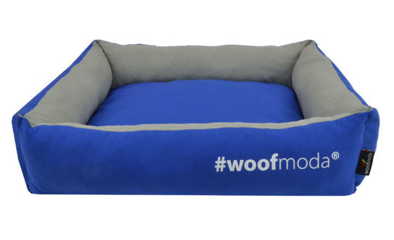 Εικόνα της Woofmoda Κρεββάτι Σκύλου Μπλε (53x46x16cm)