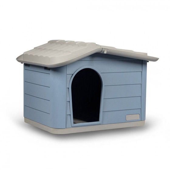 Εικόνα της MP Bergamo Princess Σπίτι Σκύλου & Γάτας Πλαστικό Γαλάζιο (60x50x41cm)