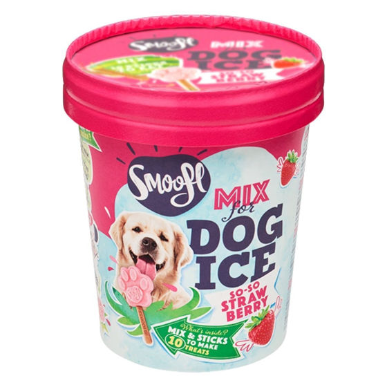 Εικόνα της Smoofl Παγωτό Σκύλου Με Γεύση Φράουλα 105gr