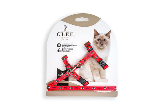 Εικόνα της Glee Σαμαράκι & Οδηγός Γάτας Meow Medium (25-40cm)