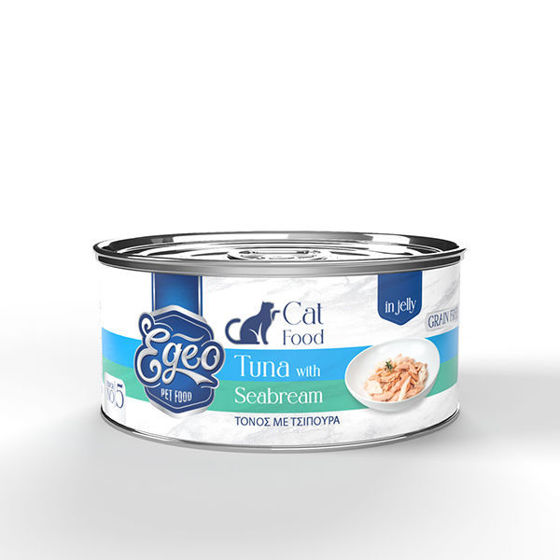 Εικόνα της Egeo Adult Τόνος Με Τσιπούρα 85gr