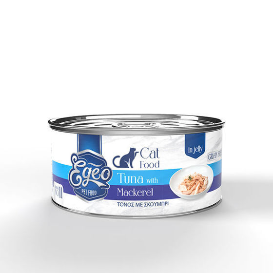 Εικόνα της Egeo Adult Τόνος Με Σκουμπρί 85gr