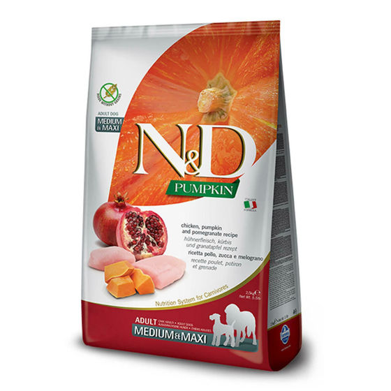 Εικόνα της N&D Grain Free Pumpkin Chicken Adult Medium & Maxi 12kg