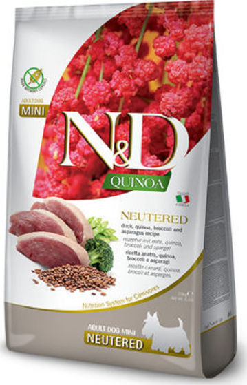 Εικόνα της N&D Quinoa Neuter Mini Duck 2,5kg