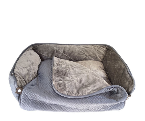 Εικόνα της Pet Brands Κρεββάτι Cosy Σκύλου & Γάτας Γκρι (60x50x18cm)