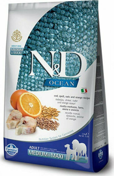 Εικόνα της N&D Low Grain Ocean Adult Godfish Medium & Maxi 2,5kg