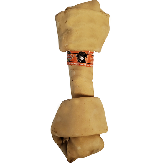 Εικόνα της Premium Bravo Rawhide Κόκκαλο Κόμπος Peanut Butter 20-23cm