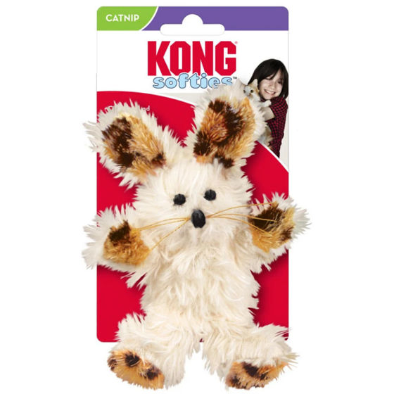 Εικόνα της Kong Παιχνίδι Γάτας Softies Fuzzy Bunny με Catnip