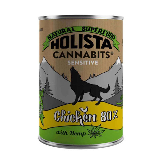 Εικόνα της Sparrow Holista Cannabits Κονσέρβα Σκύλου Sensitive Κοτόπουλο 400gr