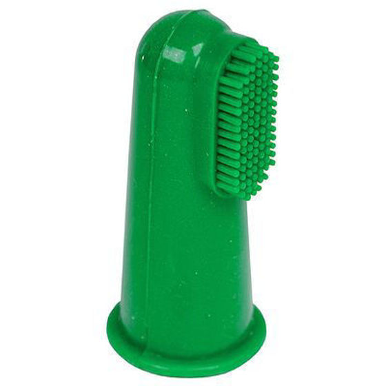 Εικόνα της Vet's Best Green Silicone Finger Brush Οδοντόβουρτσα Δακτύλου 1τμχ