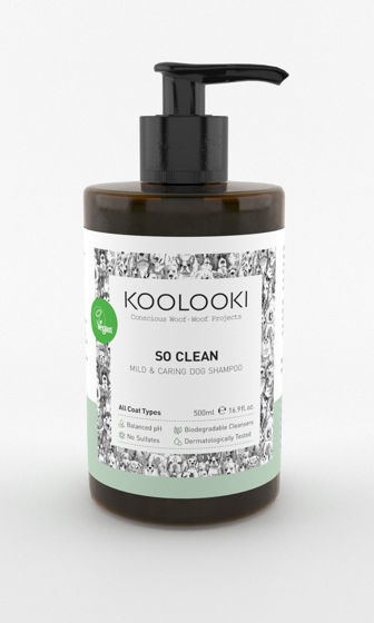 Εικόνα της Koolooki Σαμπουάν Για Σκύλους So Clean Με Αλόη & Βρώμη 500ml