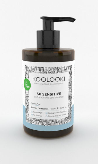Εικόνα της Koolooki Σαμπουάν Για Σκύλους So Sensitive Με Μαλοτήρα  & Πρεβιοτικά 500ml
