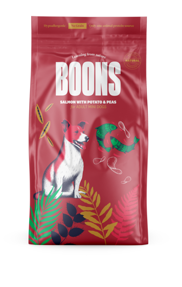 Εικόνα της Boons No Grain Adult Mini Salmon 2kg