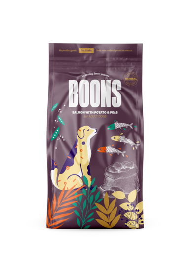 Εικόνα της Boons No Grain Adult Medium Salmon 2kg
