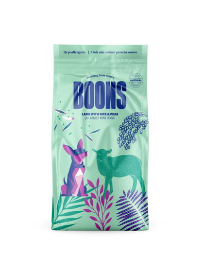 Εικόνα της Boons No Grain Adult Mini Lamb 2kg