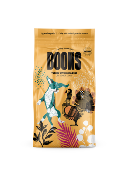 Εικόνα της Boons No Grain Senior Turkey 10kg
