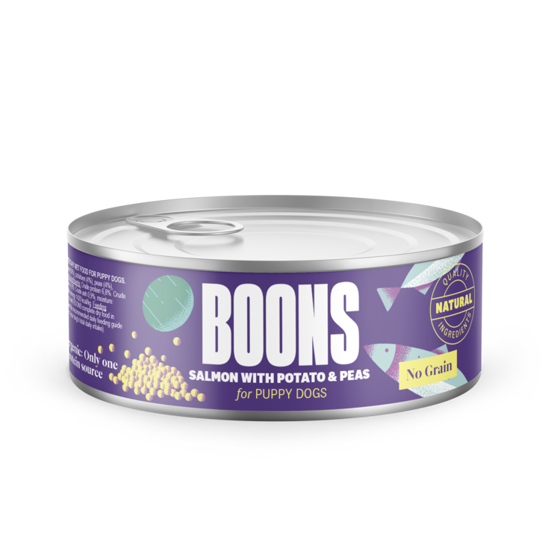 Εικόνα της Boons Puppy Salmon 185gr (10x185gr)