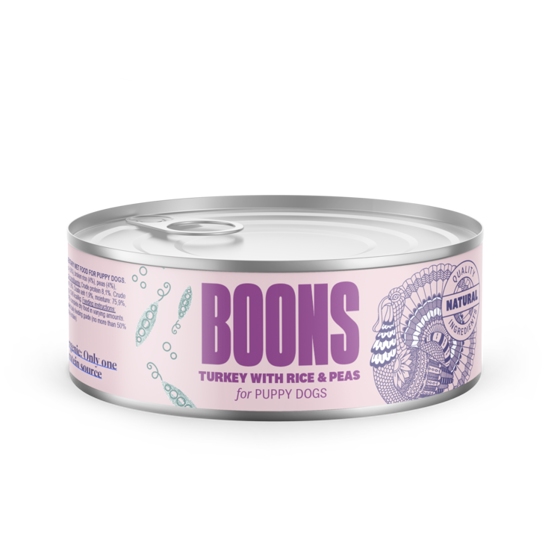 Εικόνα της Boons Puppy Turkey 185gr (10x185gr)