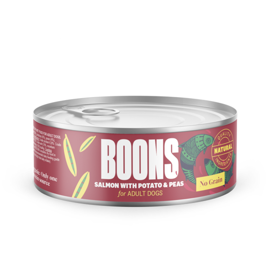 Εικόνα της Boons Adult Mini Salmon 185gr (10x185gr)