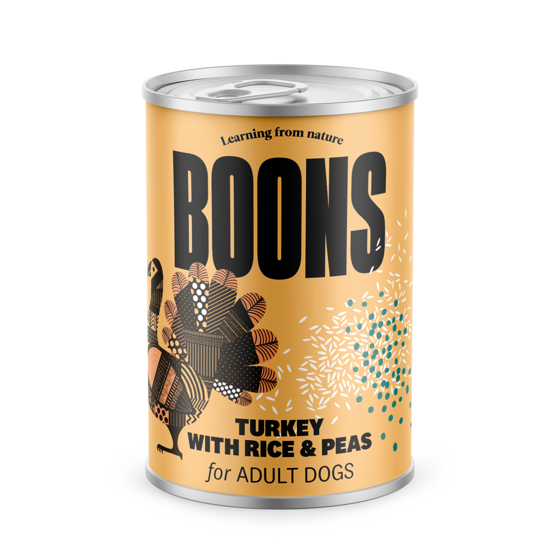 Εικόνα της Boons Adult Turkey 400gr (6x400gr)
