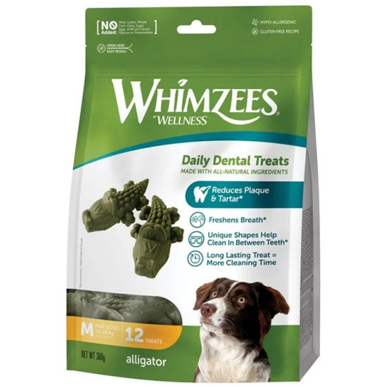 Εικόνα της Whimzees Alligator Medium (12τμχ)