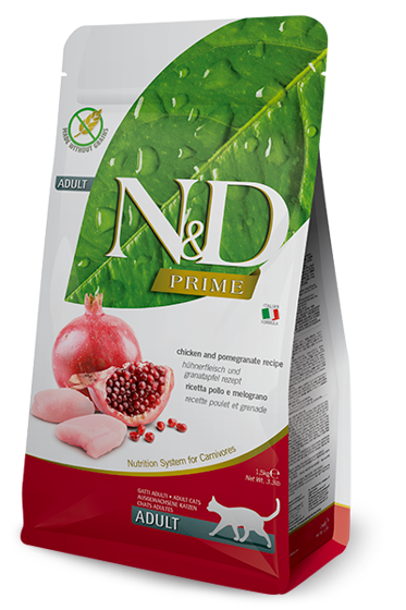 Εικόνα της N&D Ξηρά ΤροφήPrime Chicken & Pomegranate Grain Free Adult  1,5kg
