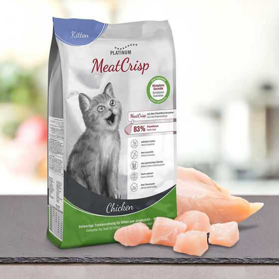 Εικόνα της Platinum Meatcrisp Ξηρά Τροφή Για Γατάκια Με 83% Κοτόπουλο 1,5kg