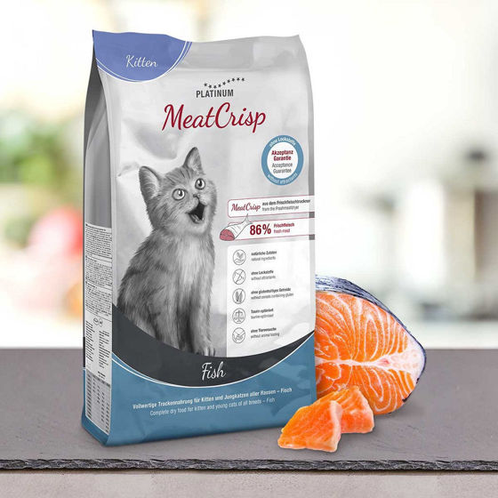 Εικόνα της Platinum Meatcrisp Ξηρά Τροφή Για Γατάκια Με 86% Φρέσκο Ψάρι 400gr