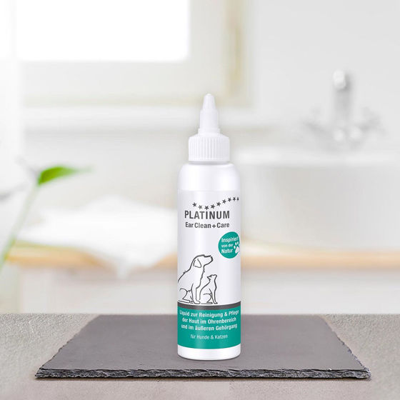Εικόνα της Platinum Ear Clean + Care Καθαριστικό Υγρό Διάλυμα Αυτιών Σκύλου & Γάτας 100ml