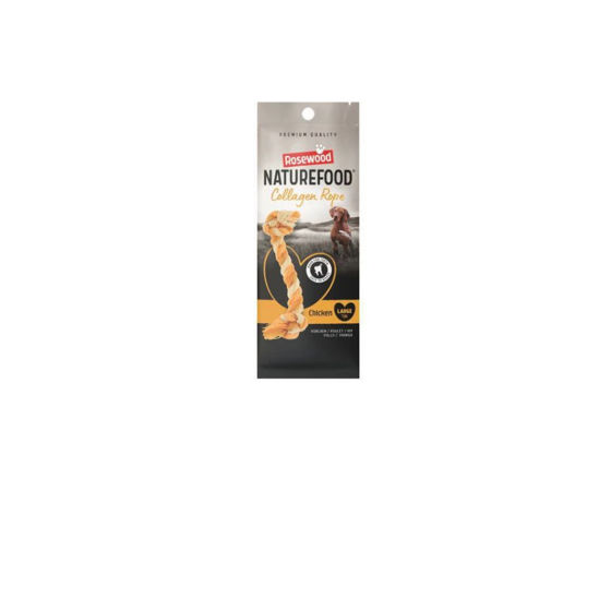 Εικόνα της Rosewood Nature Food Λιχουδιά Για Σκύλους Collagen Rope Large 60gr