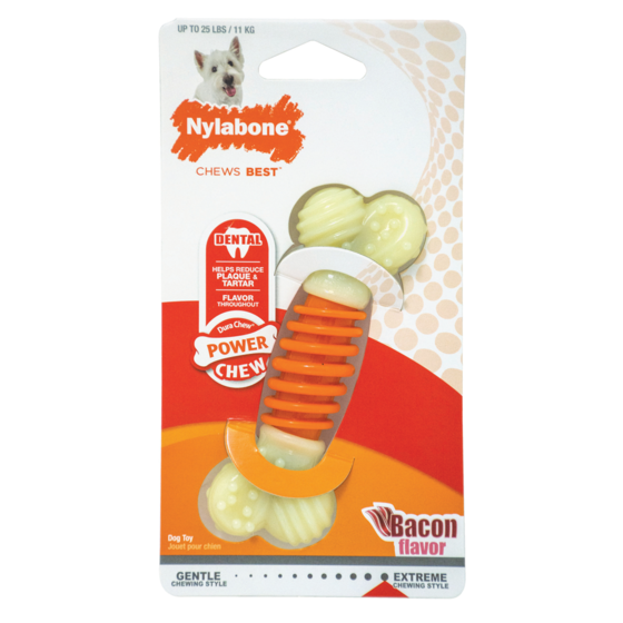 Εικόνα της Nylabone Extreme Chew Pro Action Bacon Για Σκύλους Large (Πάνω Από 23kg)