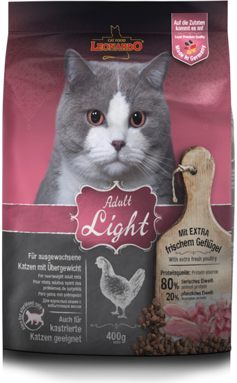 Εικόνα της Leonardo Adult Cat Light/Sterilized 400gr