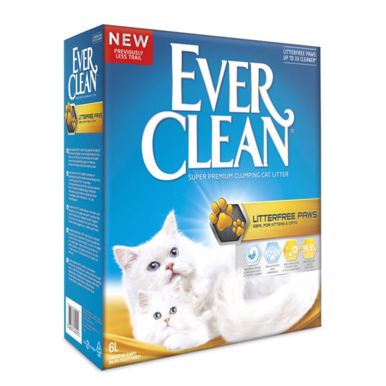 Εικόνα της EverClean Litterfree Paws Clumping Cat Litter 6L