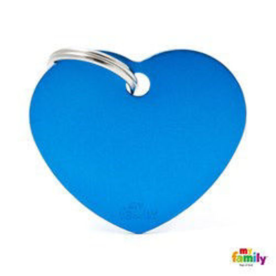 Εικόνα της Ταυτότητα Basic Καρδιά Μπλε Large