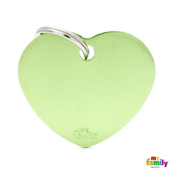 Εικόνα της Ταυτότητα Basic Καρδιά Πράσινη Large