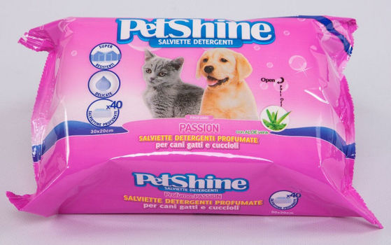 Εικόνα της Pet Shine Υγρά Μαντηλάκια Passion