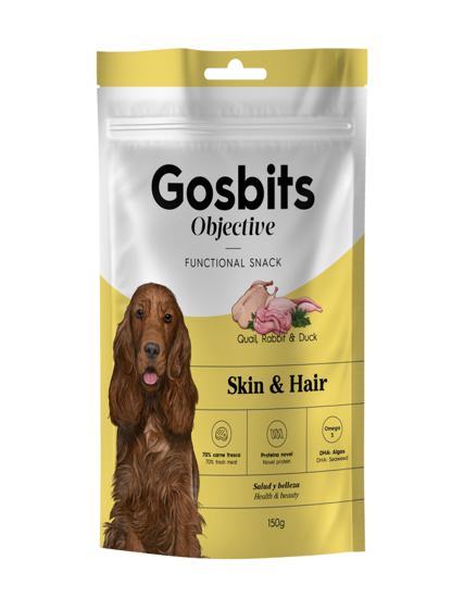 Εικόνα της Gosbits objective Δέρμα & Τρίχωμα Grain Free 150gr